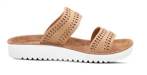 NEW FLEXUS women's bayshore sandals in tan